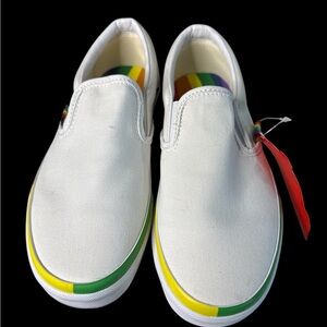 Vans Pride Slip-On Sneakers - Unisex Size 5 Men / 6.5 Women